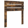 Cabecero con cabecera Roble ahumado 100 cm Madera contrachapada 2