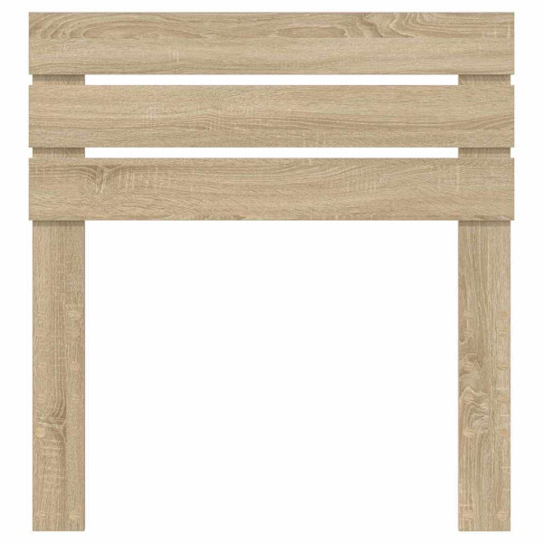 Cabecero con cabecera Roble Sonoma 90 cm Madera contrachapada M 4