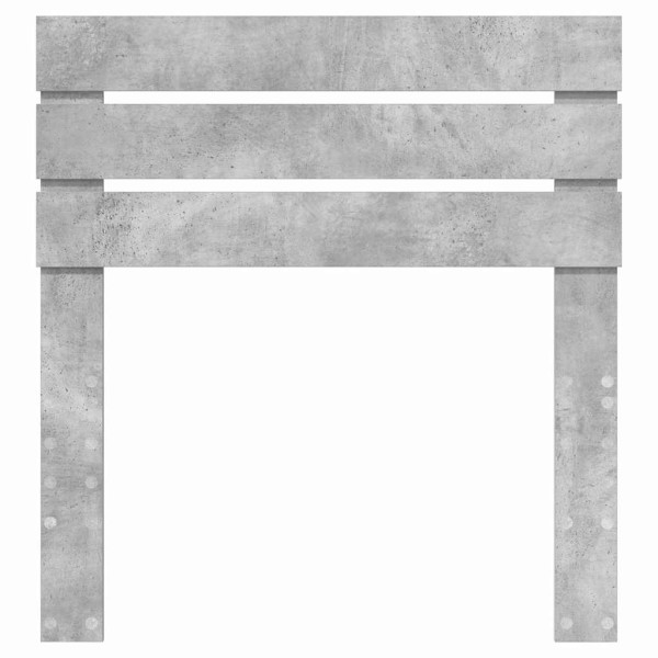 Cabecero con cabecera Gris Concreto 90 cm Madera contrachapada M 4