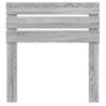 Cabecero con cabecera Gris Sonoma 90 cm Madera contrachapada 4