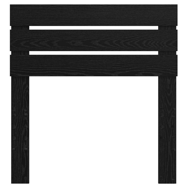 Cabecero con cabecera Roble Negro 80 cm Madera contrachapada M 4