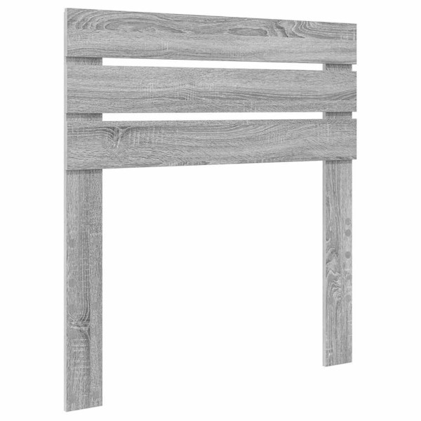 Cabecero con cabecera Gris Sonoma 80 cm Madera contrachapada M 2