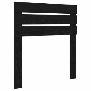Cabecero con cabecera Roble Negro 75 cm Madera contrachapada H