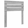 Cabecero con cabecera Gris Sonoma 75 cm Madera contrachapada 2