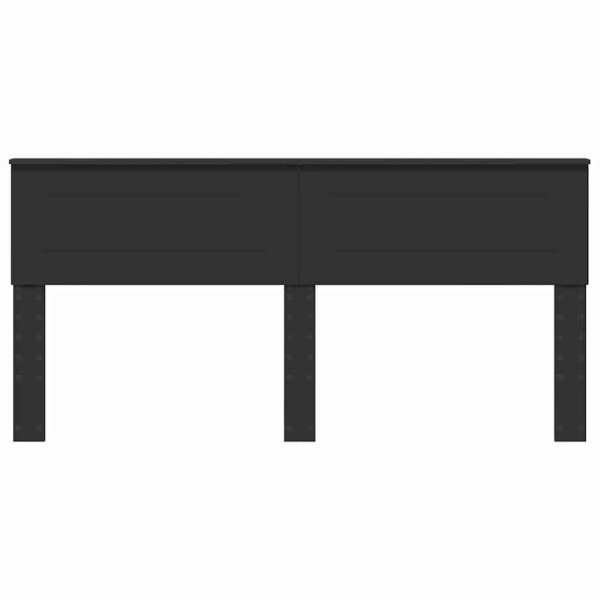 Cabecero con cabecera Roble Negro 200 cm Madera contrachapada M 4