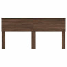 Cabecero con cabecera Roble Marrón 200 cm Madera contrachapada 4