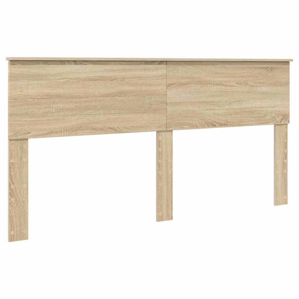 Cabecero con cabecera Roble Sonoma 180 cm Madera contrachapada M 2