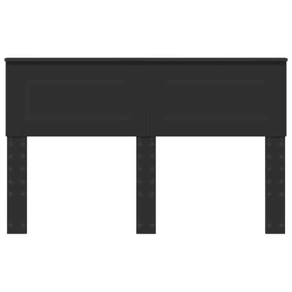 Cabecero con cabecera Roble Negro 160 cm Madera contrachapada M 4