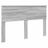 Cabecero con cabecera Gris Sonoma 160 cm Madera contrachapada 2