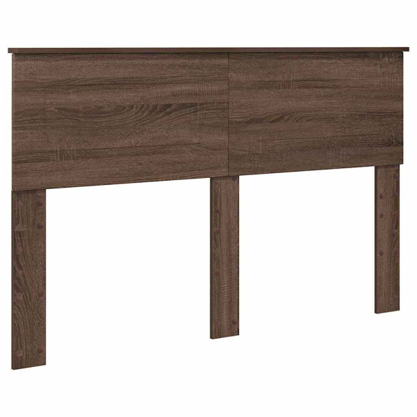Cabecero con cabecera Roble Marrón 150 cm Madera contrachapada M 2