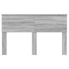 Cabecero con cabecera Gris Sonoma 140 cm Madera contrachapada 4