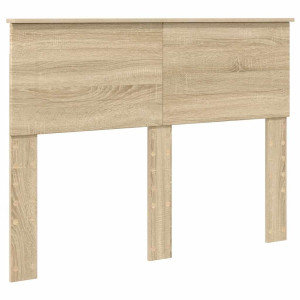 Cabecero con cabecera Roble Sonoma 135 cm Madera contrachapada H