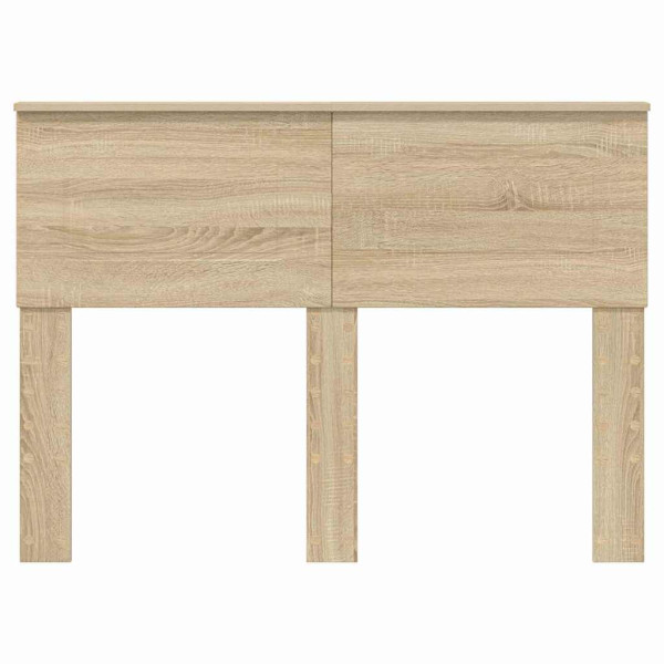 Cabecero con cabecera Roble Sonoma 135 cm Madera contrachapada M 4