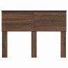 Cabecero con cabecera Roble Marrón 135 cm Madera contrachapada 4