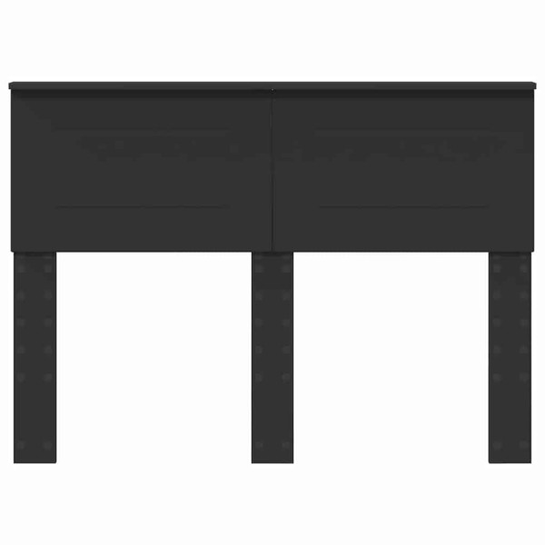 Cabecero con cabecera Roble Negro 120 cm Madera contrachapada M 4