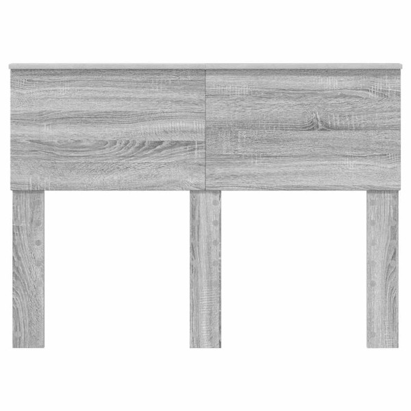 Cabecero con cabecera Gris Sonoma 120 cm Madera contrachapada M 4