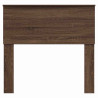 Cabecero con cabecera Roble Marrón 100 cm Madera contrachapada 4