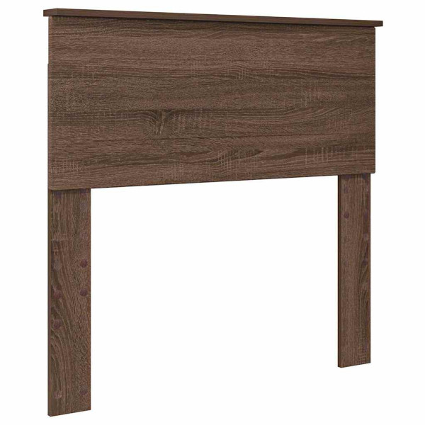 Cabecero con cabecera Roble Marrón 80 cm Madera contrachapada M 2