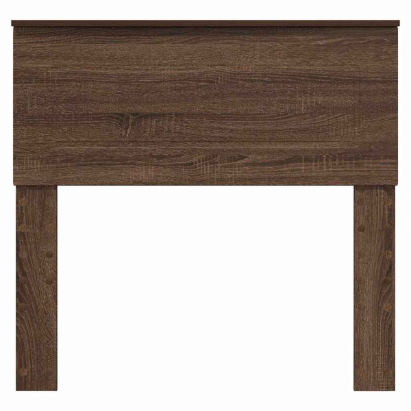 Cabecero con cabecera Roble Marrón 75 cm Madera contrachapada M 4