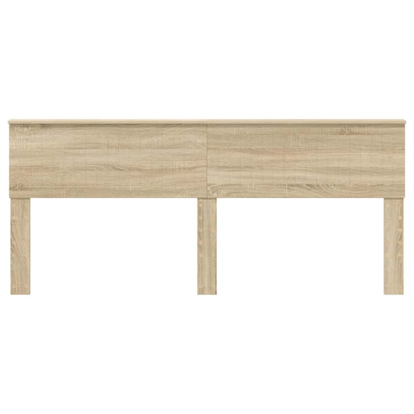 Cabecero con cabecera Roble Sonoma 200 cm Madera contrachapada M 4