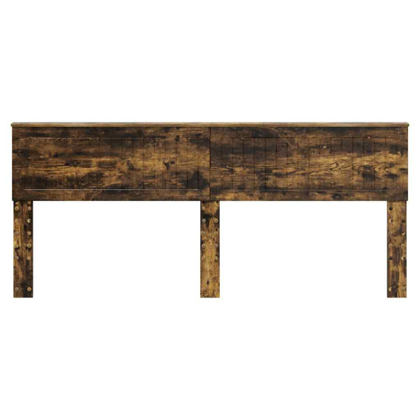 Cabecero con cabecera Roble ahumado 200 cm Madera contrachapada M 4