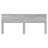 Cabecero con cabecera Gris Sonoma 200 cm Madera contrachapada 4