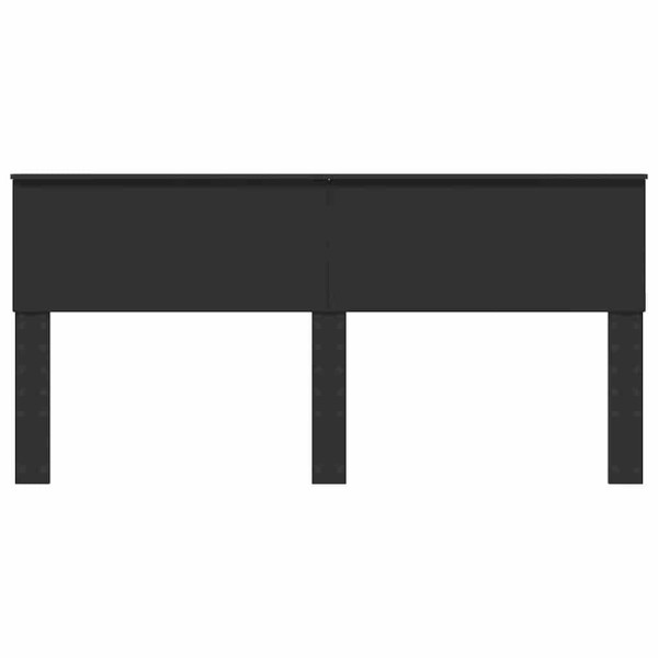 Cabecero con cabecera Roble Negro 180 cm Madera contrachapada M 4