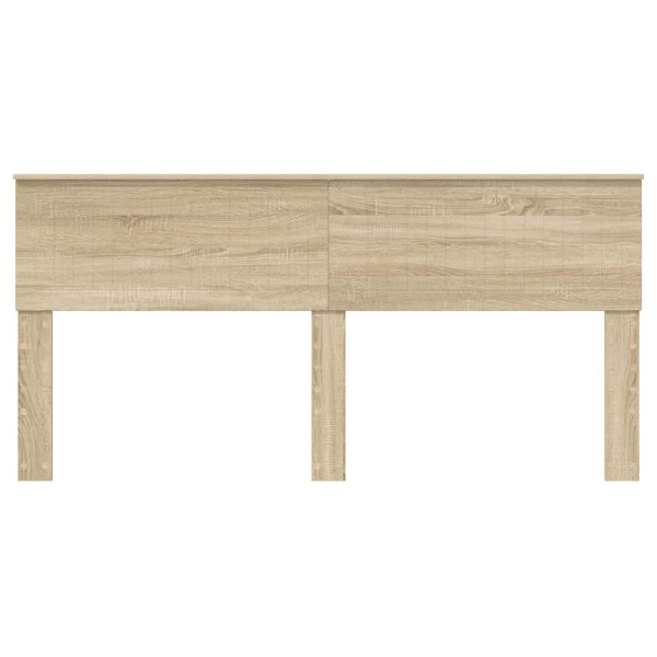 Cabecero con cabecera Roble Sonoma 180 cm Madera contrachapada M 4