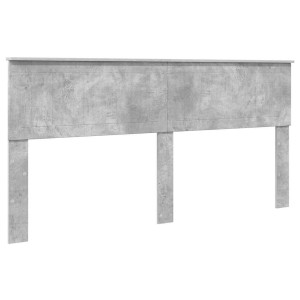 Cabecero con cabecera Gris Concreto 180 cm Madera contrachapada H