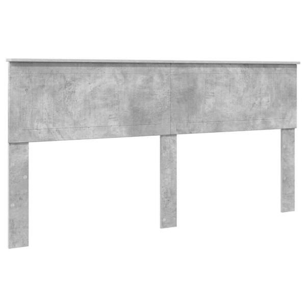 Cabecero con cabecera Gris Concreto 180 cm Madera contrachapada M 2