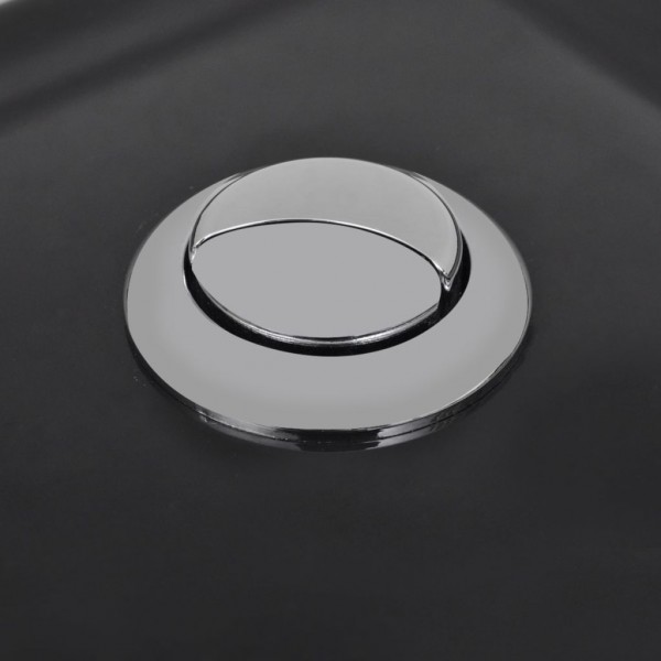 Sanita de canto cerâmica preto M 5