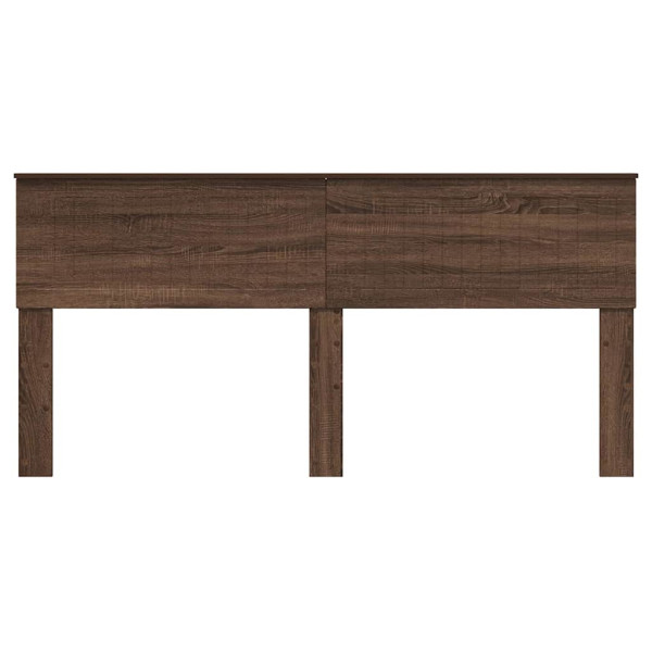 Cabecero con cabecera Roble Marrón 180 cm Madera contrachapada M 4