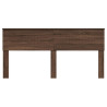 Cabecero con cabecera Roble Marrón 180 cm Madera contrachapada 4