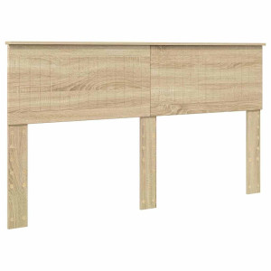Cabecero con cabecera Roble Sonoma 160 cm Madera contrachapada H