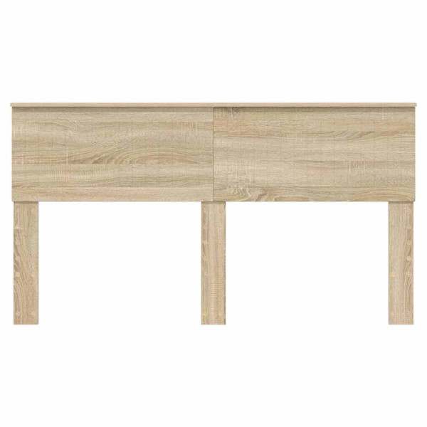 Cabecero con cabecera Roble Sonoma 160 cm Madera contrachapada M 4