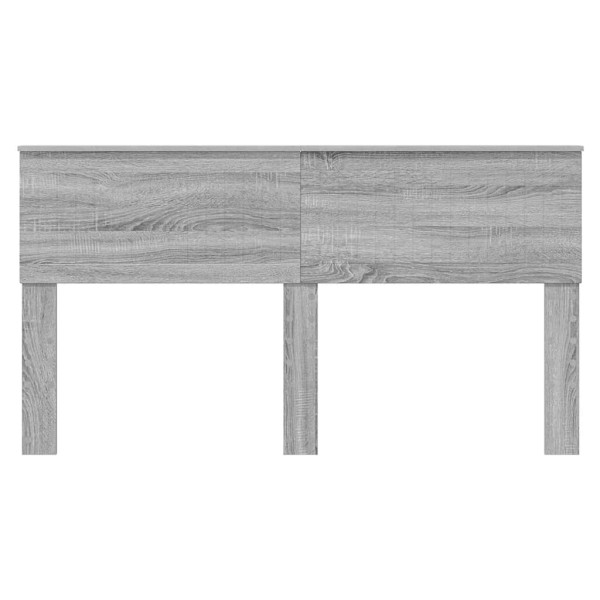 Cabecero con cabecera Gris Sonoma 160 cm Madera contrachapada M 4