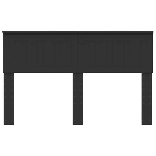 Cabecero con cabecera Roble Negro 140 cm Madera contrachapada M 4