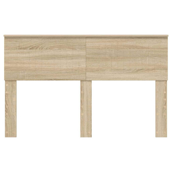 Cabecero con cabecera Roble Sonoma 140 cm Madera contrachapada M 4