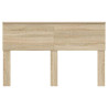 Cabecero con cabecera Roble Sonoma 140 cm Madera contrachapada 4