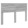 Cabecero con cabecera Gris Sonoma 140 cm Madera contrachapada 2