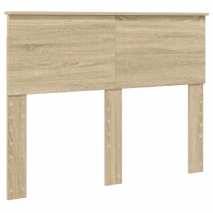 Cabecero con cabecera Roble Sonoma 135 cm Madera contrachapada H