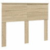 Cabecero con cabecera Roble Sonoma 135 cm Madera contrachapada 2