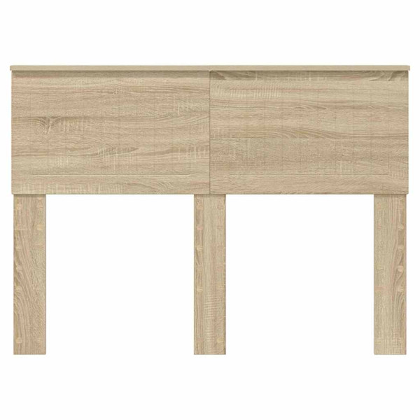 Cabecero con cabecera Roble Sonoma 135 cm Madera contrachapada M 4