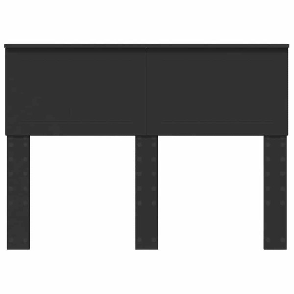 Cabecero con cabecera Roble Negro 120 cm Madera contrachapada M 4