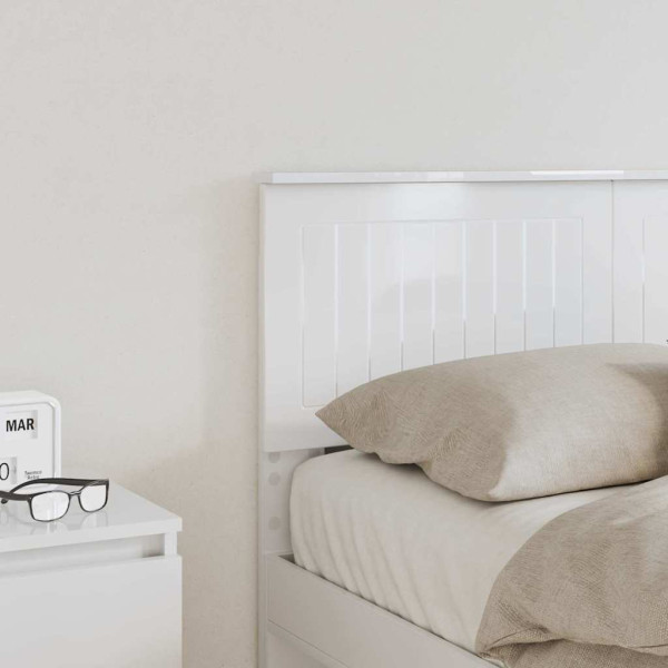 Cabecero con cabecera Brillante 120 cm Madera contrachapada M 3