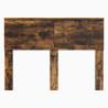 Cabecero con cabecera Roble ahumado 120 cm Madera contrachapada 4