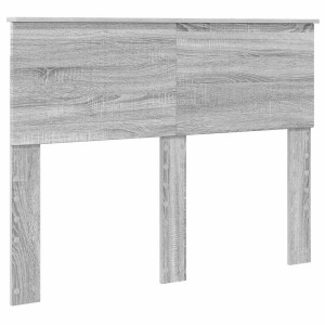 Cabecero con cabecera Gris Sonoma 120 cm Madera contrachapada H