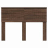 Cabecero con cabecera Roble Marrón 120 cm Madera contrachapada 4