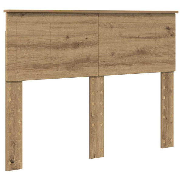 Cabecero Roble artesanal 120 cm Madera contrachapada M 2