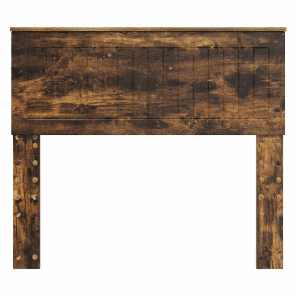 Cabecero con cabecera Roble ahumado 100 cm Madera contrachapada M 4